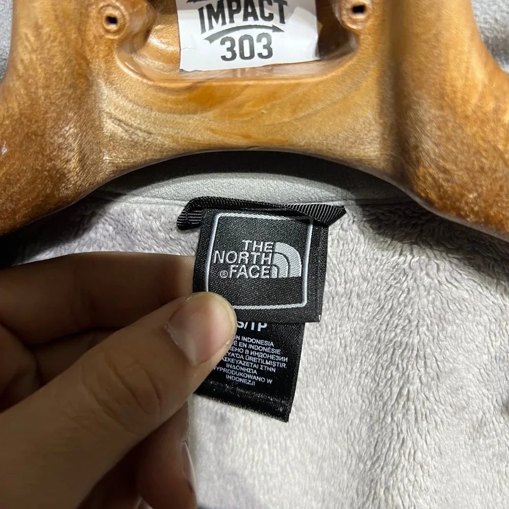 The North Face Apex Bionic Jacket Women Size S‎ Gray Softshell Fleece Lined Coat